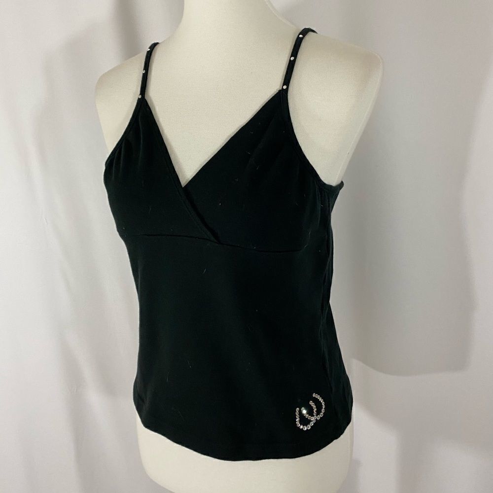 No Boundaries Black Western Tank Top